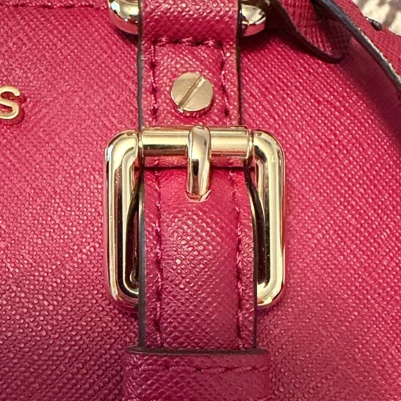 Michael Kors Deep Red Satchel, Like New - Picture 10 of 14